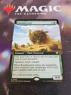 MTG. Rumbleweed. Borderless. Outlaws of Thunder Junction. Pack Fresh - Image 1