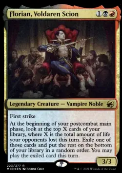 Florian Vampire Commander Deck EDH MTG Tribal Red Black - Image 1