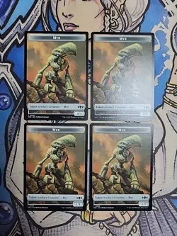 4x Snake (1,1) / Myr (1,1) Dual-Sided Tokens - NM/M TDC MTG - Image 2