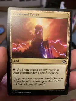 Command Tower C Commander: The Lost Caverns of Ixalan 325 NM MTG Magic - Image 1