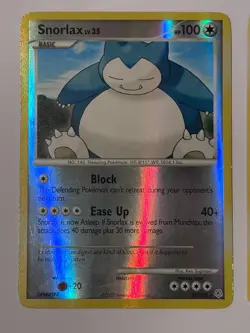 Munchlax & Rev Holo Snorlax 33/130 & 37/130 Diamond & Pearl Pokemon Card Lot LP - Image 2