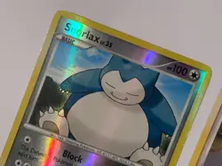 Munchlax & Rev Holo Snorlax 33/130 & 37/130 Diamond & Pearl Pokemon Card Lot LP - Image 4