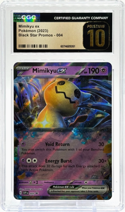 Pokemon Mimikyu ex Promo 004 CGC 10 Pristine TCG - Image 1