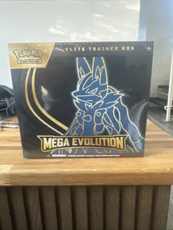Pokemon TCG Mega Evolutions Lucario Elite Trainer Box ETB - Image 1