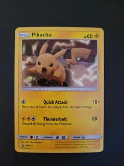 Pikachu - SM227 SM Promos #SM227 (2017) Promo Holo NM Pokemon - Image 3