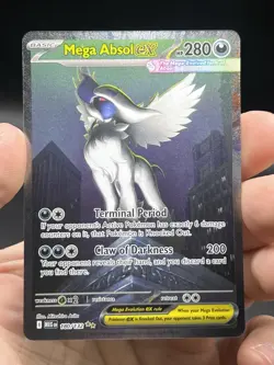 Pokemon TCG Mega Absol EX 180/132 Special Illustration Rare Mega Evolution NM - Image 3