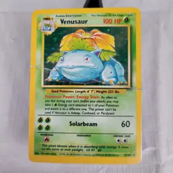 Pokemon Venusaur 15/102 Base Set Holo Rare Heavily Played/Damaged - Image 1