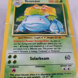 Pokemon Venusaur 15/102 Base Set Holo Rare Heavily Played/Damaged - Image 2
