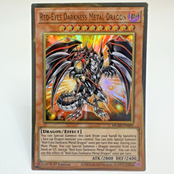 Yugioh Red-Eyes Darkness Metal Dragon MGED-EN009 1st Ed. Premium Gold Rare - NM - Image 1