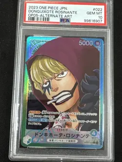 One Piece - Donquixote Rosinante - #OP05-022 - Leader Alt - Jpn - PSA 10 - Image 1