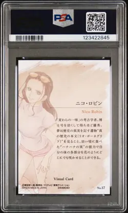 2018 ONE PIECE WAFERS JPN OUR MEMORIES #17 NICO ROBIN PSA 9 - Image 2