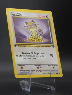 ITALIAN Meowth 56/64 - 1st Edition Jungle Common - MP Pokemon Card TCG - Image 2