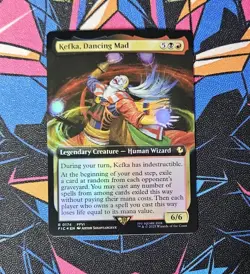 Kefka, Dancing Mad NM Extended Art Foil MTG Final Fantasy FIC Unplayed Magic - Image 1