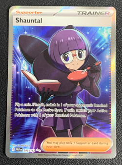 Shauntal 243/182 Paradox Rift Full Art Trainer Ultra Rare Pokemon TCG Card NM - Image 1