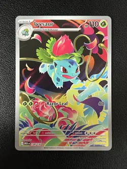 Pokemon TCG Card - Ivysaur 134/132 Mega Evolutions Illustration Rare English - Image 1