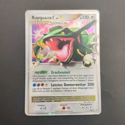 Pokemon TCG Karte - Rayquaza C LV.X, DE DP47 Black Star Promo - Deutsch - Image 3