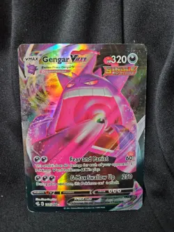 (b) Pokemon TCG Gengar VMAX Full Art Fusion Strike Card 157/264 - Image 1