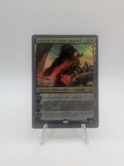 MTG - Angrath, the Flame-Chained - Rivals of Ixalan - FOIL Mythic - Near Mint - Image 1