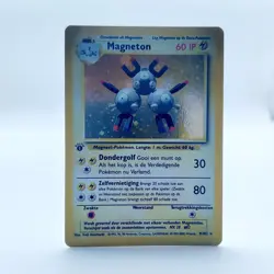 Pokemon TCG Karte - Magneton 9/102 Base Set Holo 1. Edition Deutsch - Image 1