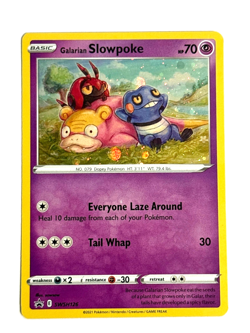 Pokemon TCG Galarian Slowpoke SWSH126 Promo SWSH: Sword & Shield Promo Cards - Image 1