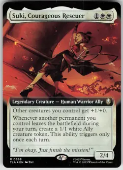 MTG Suki, Courageous Rescuer (Extended Art) Foil NM Avatar: The Last Airbender M - Image 1