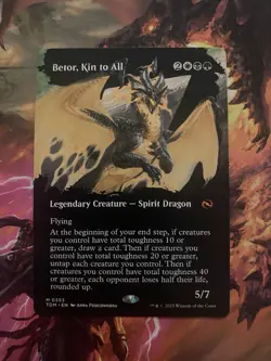 Betor, Kin to All (Borderless) Magic The Gathering Tarkir Dragonstorm - Image 1