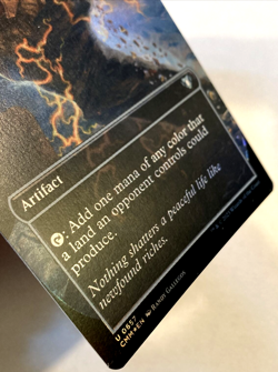 MTG Fellwar Stone BORDERLESS FOIL Commander Masters 0657 NM - Image 2