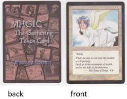 MTG JUN MINAGISHI RARE ODDITY PEGASUS TOKEN MAGIC THE GATHERING HARD TO FIND - Image 2