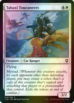 MTG Tabaxi Toucaneers Foil ** Battle for Baldur's Gate ** English (NM) - Image 1