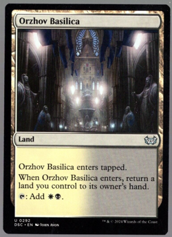 Orzhov Basilica 0292 Non Foil Uncommon Duskmourn MTG Near Mint - Image 1