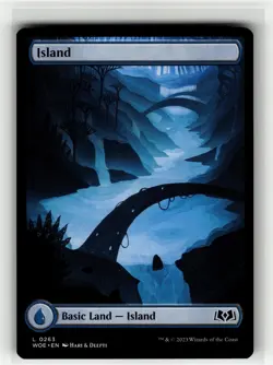 ISLAND (0263) Wilds of Eldraine #263 WOE(NM+)(MTG) - Image 1