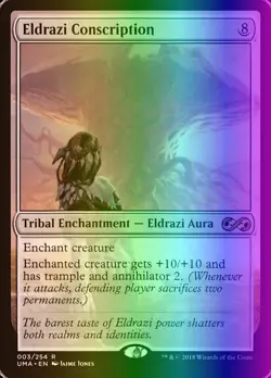 MTG Magic the Gathering Eldrazi Conscription (3/271) Ultimate Masters LP FOIL - Image 1
