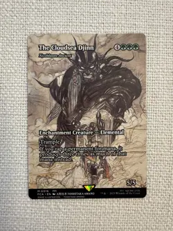 The Cloudsea Djinn - Nyxbloom Ancient (Showcase) DOUBLE ERROR M0016, FCA MTG NM - Image 1