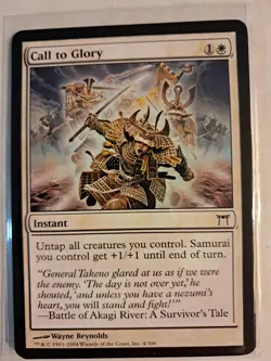 4x Call to Glory Champions of Kamigawa (4/306) MTG Magic LP PLAYSET OF 4 - Image 1