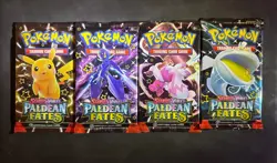 Pokemon Paldean Fates Packs *Factory SEALED* - 1 of each Pack Art. 4 Total Packs - Image 1