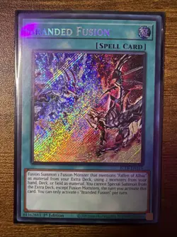 *** BRANDED FUSION *** SECRET RARE 1ST EDITION BLTR-EN111 (NM) YUGIOH! - Image 3
