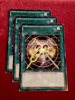 Resonator Call (x3) DPDG-EN029 1st Edition - Rare Yu-Gi-Oh! - Unplayed Mint+ - Image 1