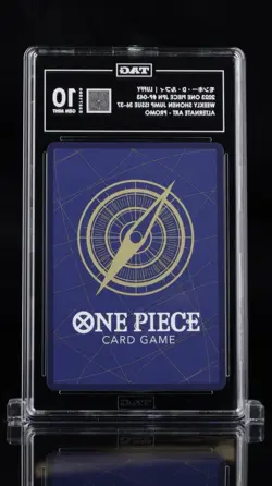 One Piece Monkey D. Luffy Jump Promo Japanese P-043 TAG 10 （SAME AS PSA 10) - Image 2