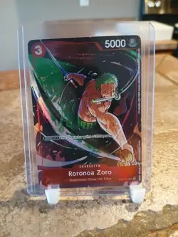 One Piece TCG Roronoa Zoro (Gift Collection 2023) Alt Art ST01-013 Promo - Image 1