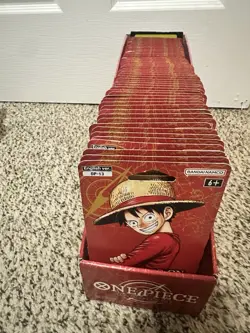 30 One Piece OP13 Carrying On His Will Sleeved Blister Booster Packs Lot - Image 1
