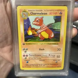 PSA 7 Charmeleon 1st Edition Shadowless Base Set 1999 Pokemon Card #24 - Image 4