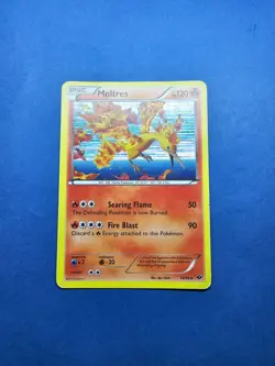 Pokemon Card Moltres 14/99 Next Destinies Holo Rare Light Play - Image 2