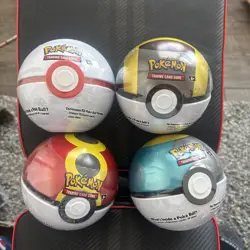 Pokemon Trading Card Game Poke Ball Tin - Random Selected - Image 1