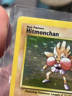 Hitmonchan Holo Rare Base Set 7/102 WOTC Vintage Pokemon Card 1999 NM - Image 5