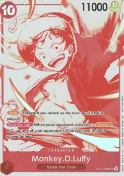 Op13 Monkey D Luffy St10-006 SR Promo One Piece Card English - Image 1