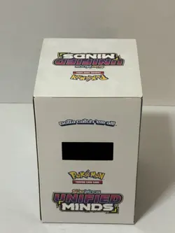 2019 Pokemon Sun & Moon Unified Minds Retail Dollar Tree Display Box No Packs - Image 3