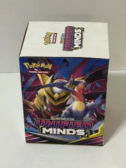 2019 Pokemon Sun & Moon Unified Minds Retail Dollar Tree Display Box No Packs - Image 4