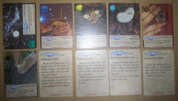 Spellfire CCG 10 out of 20 Powers Booster Chase Cards #'s 1,2,5,7,12,14,16-19 LP - Image 1