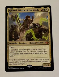 MTG Ghired, Mirror of the Wilds - Outlaws Of Thunder Junction LP - Image 1