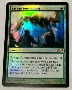 Savage Summoning Core Set 2014 (M14) Foil - Image 1